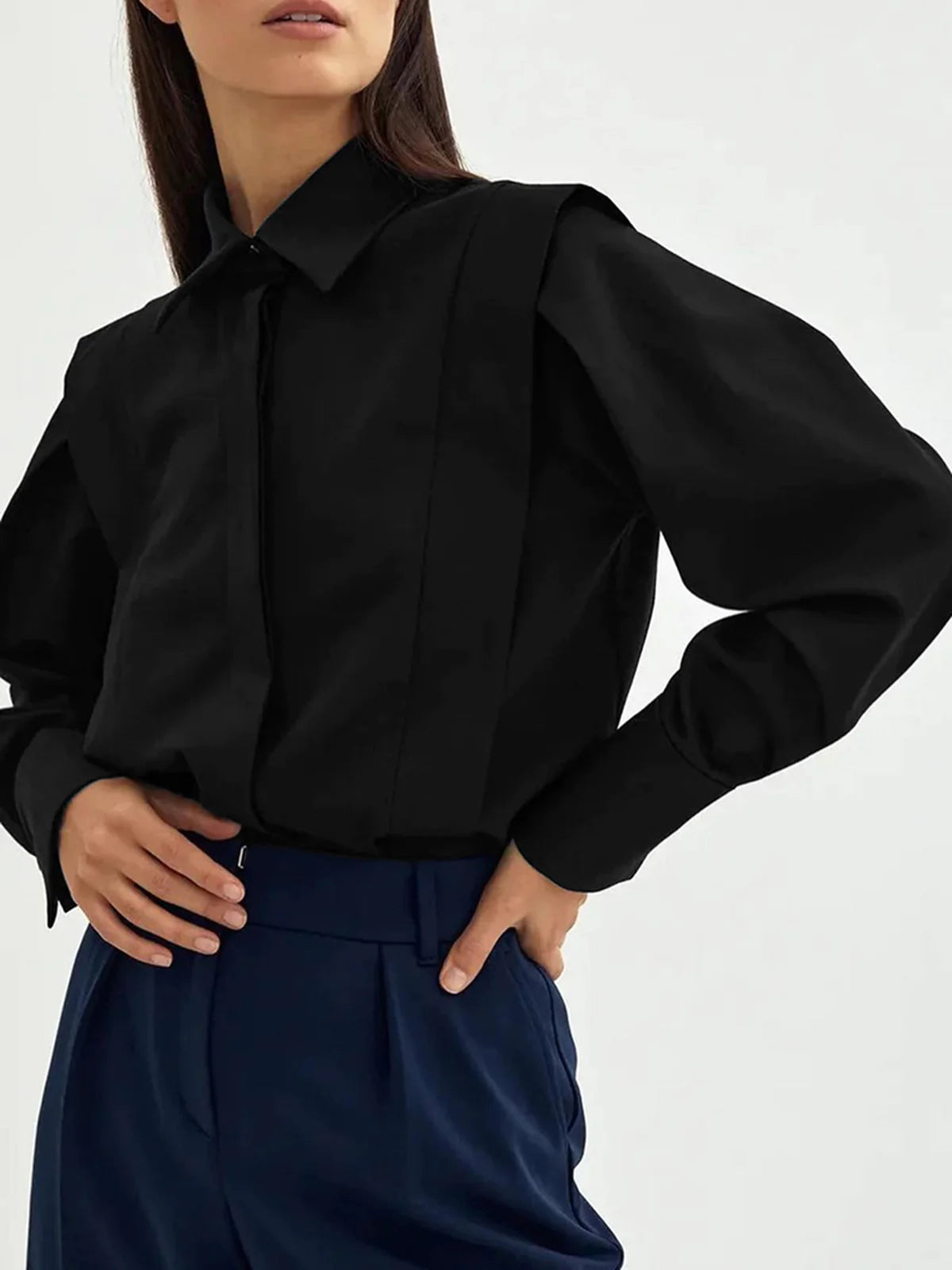 CHEMISE. Overhemd met knoopsluiting