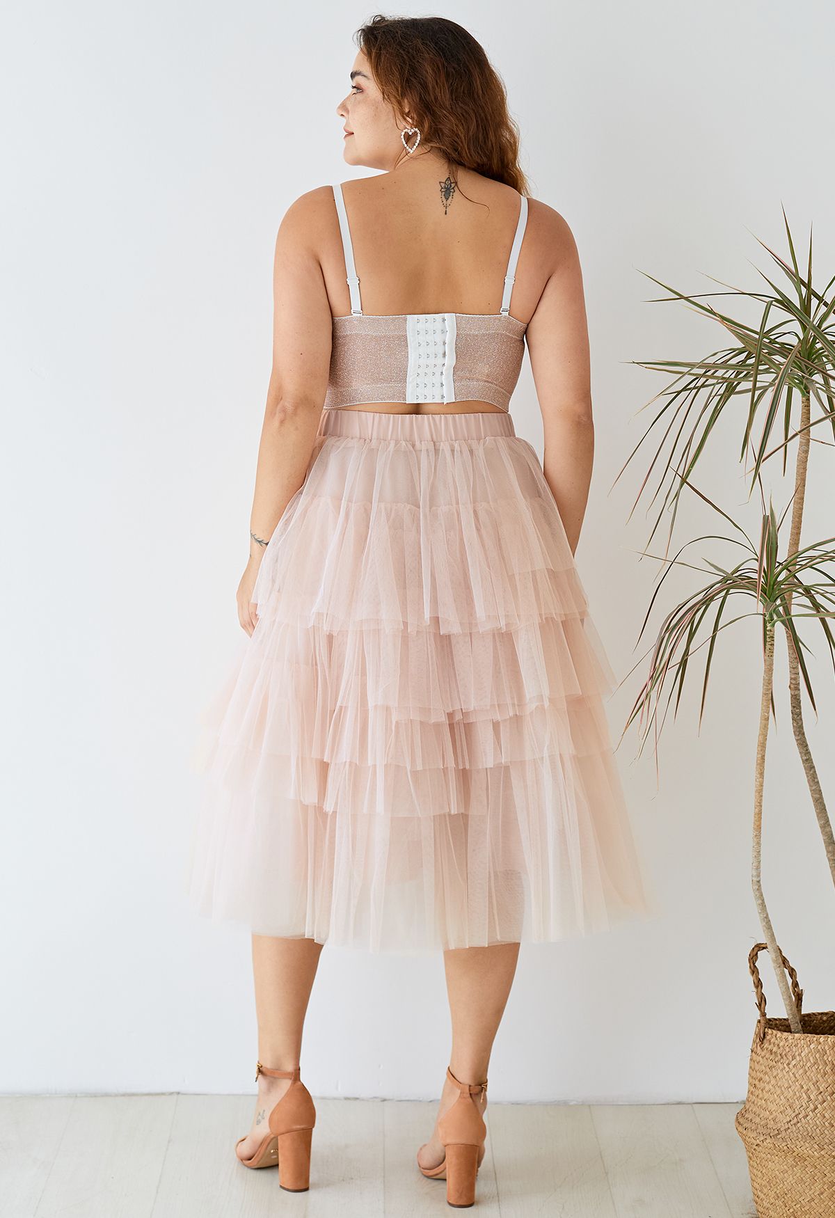 TULLE. Gelaagde Rok van Tule