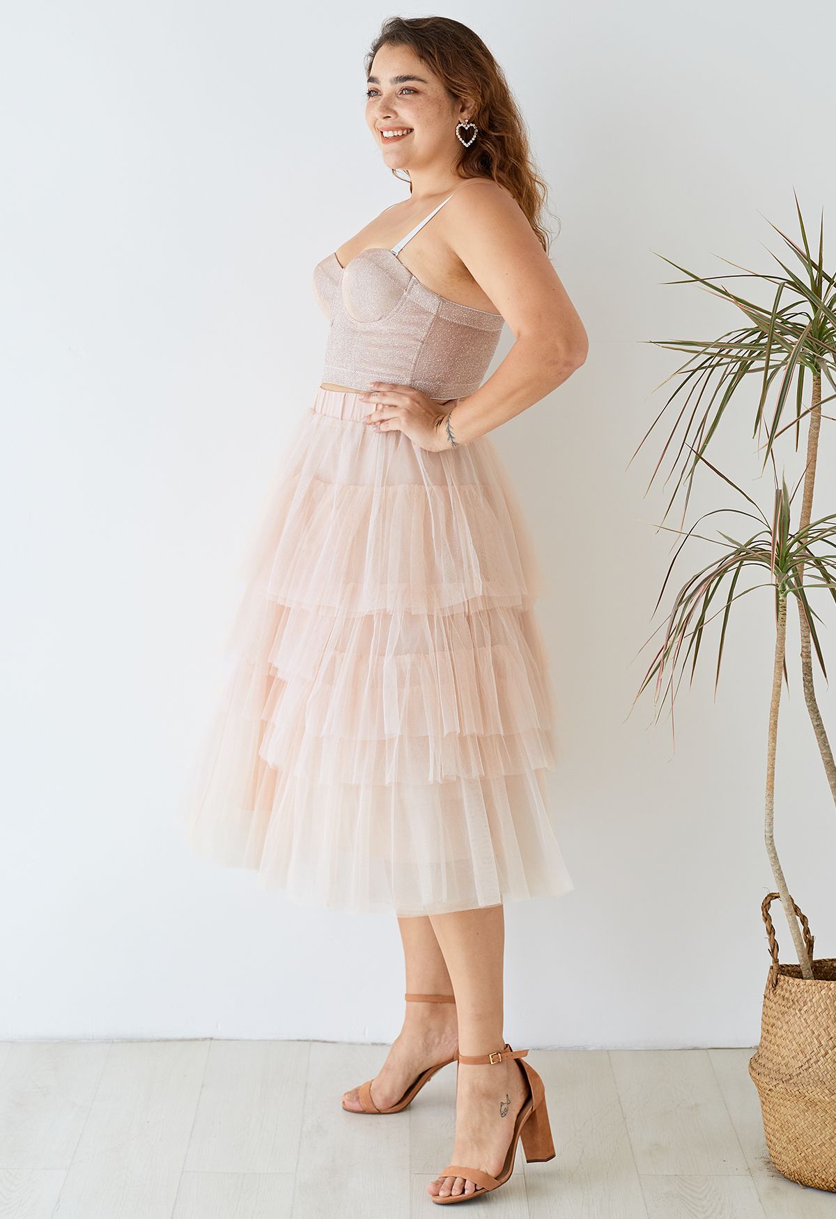 TULLE. Gelaagde Rok van Tule