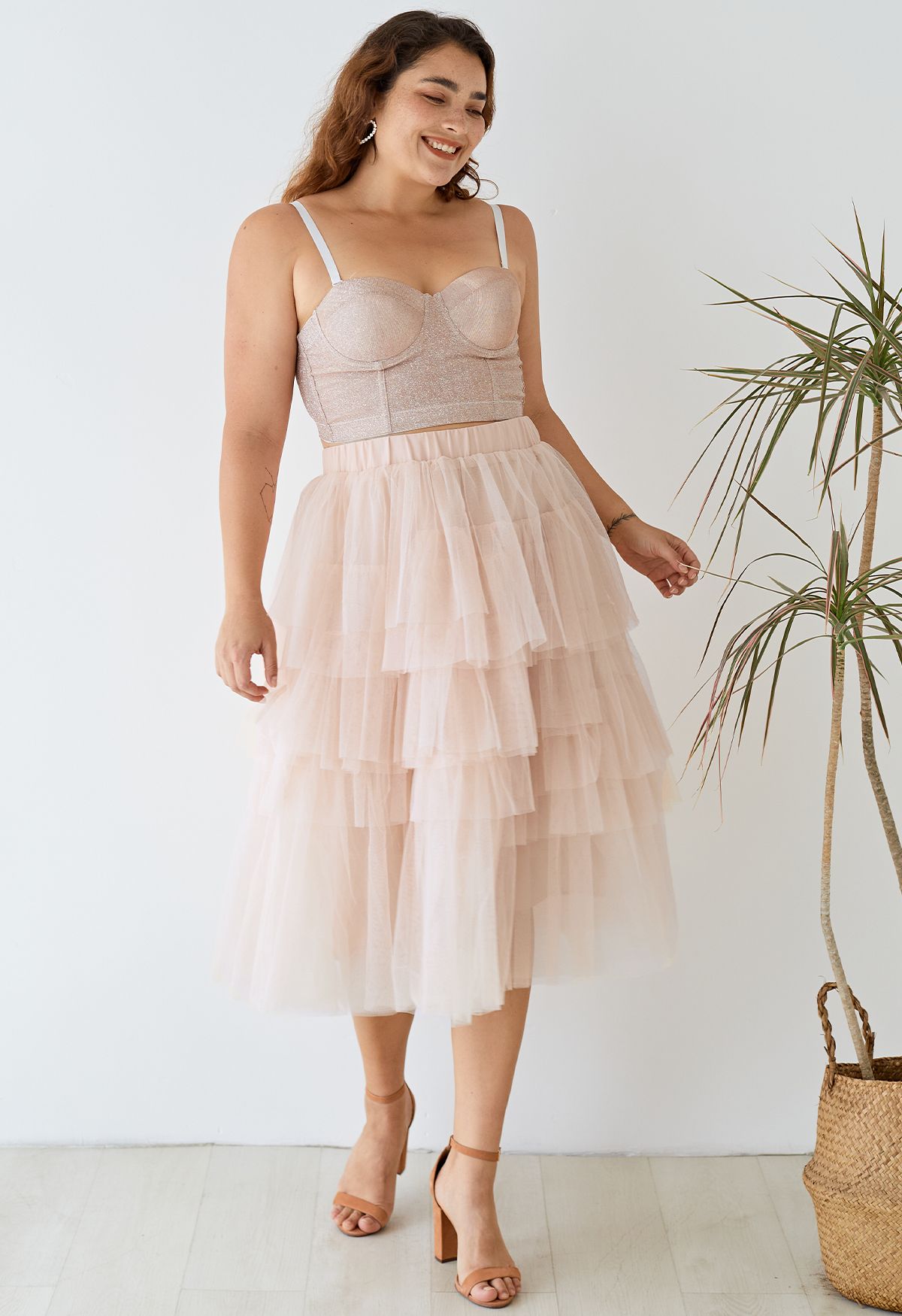 TULLE. Gelaagde Rok van Tule