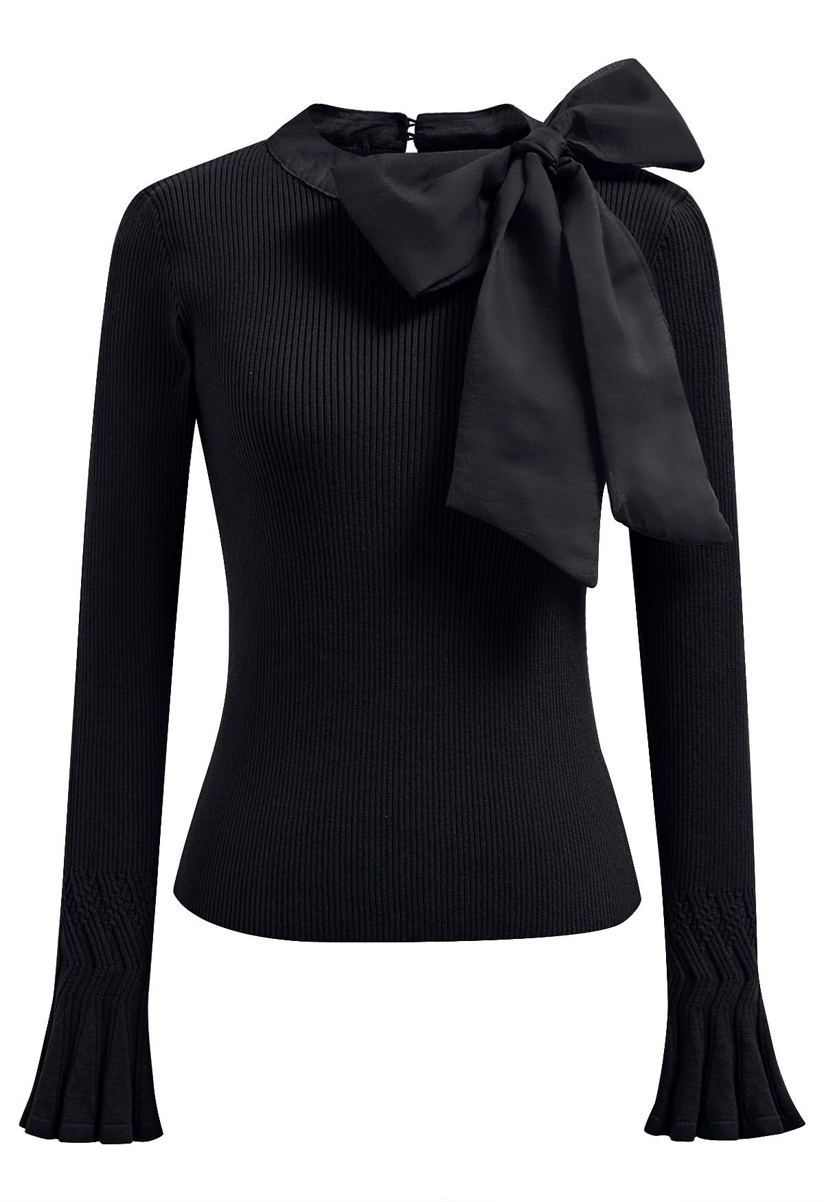 BEAU NOIR. Top met Strik