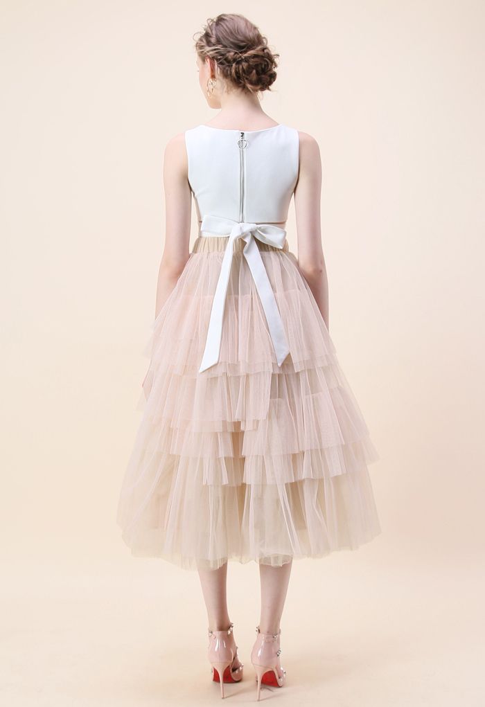 TULLE. Gelaagde Rok van Tule