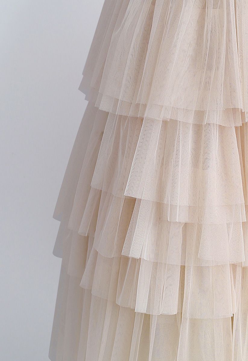 TULLE. Gelaagde Rok van Tule