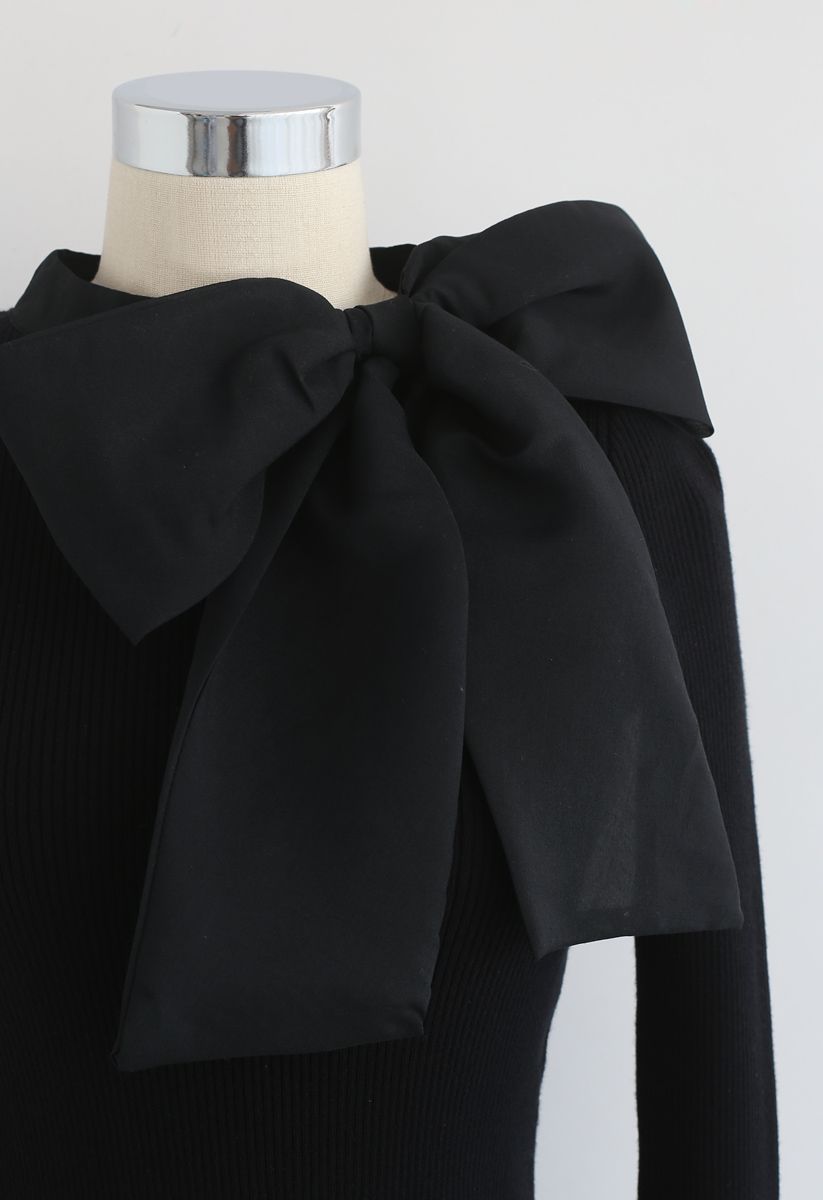 BEAU NOIR. Top met Strik