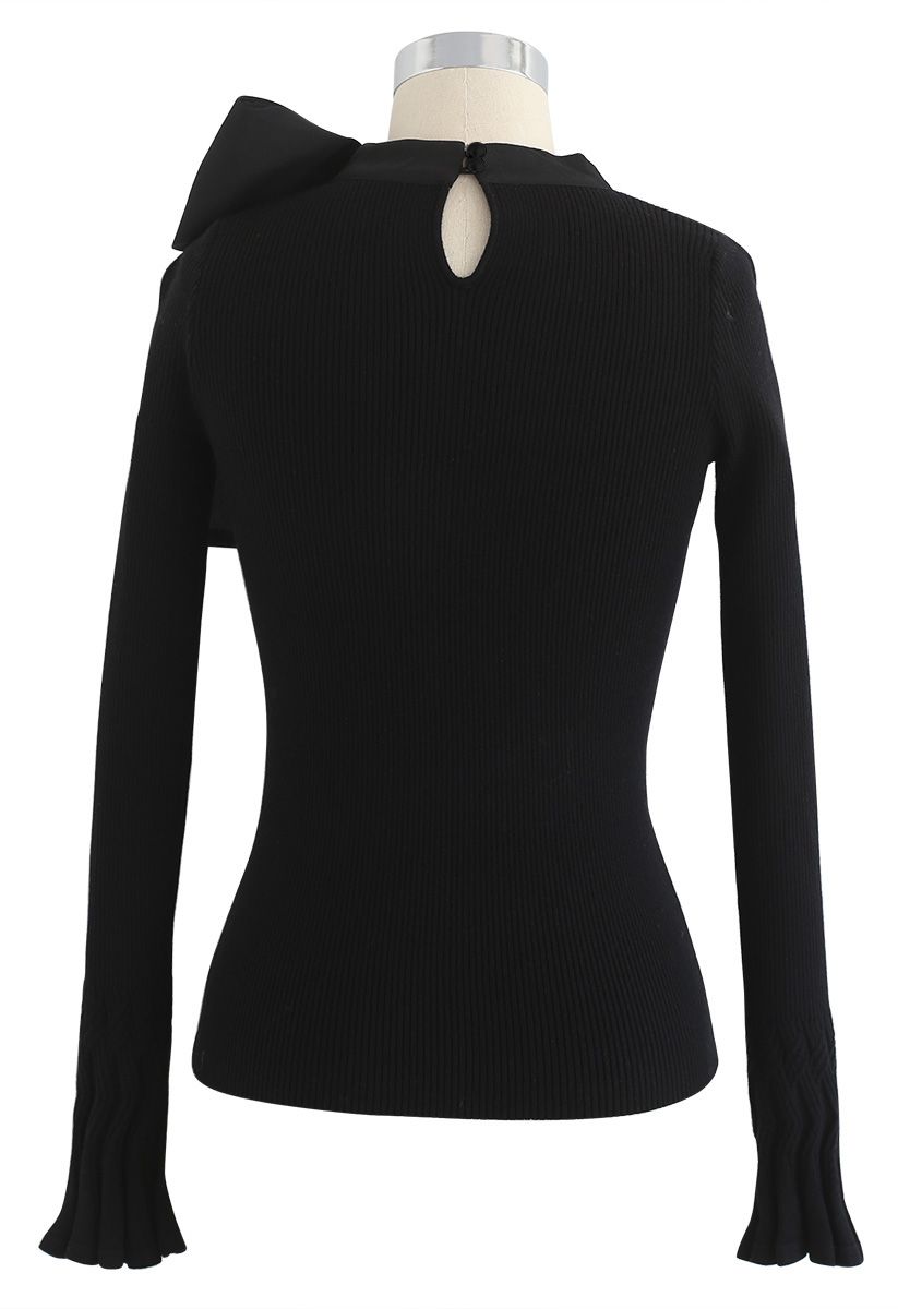 BEAU NOIR. Top met Strik