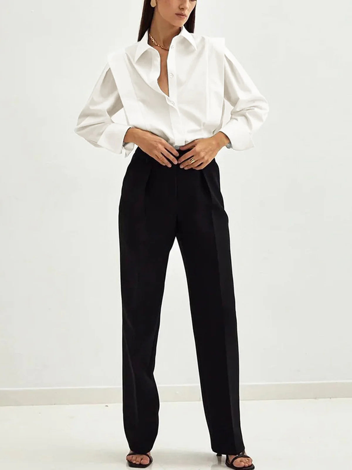 CHEMISE. Overhemd met knoopsluiting