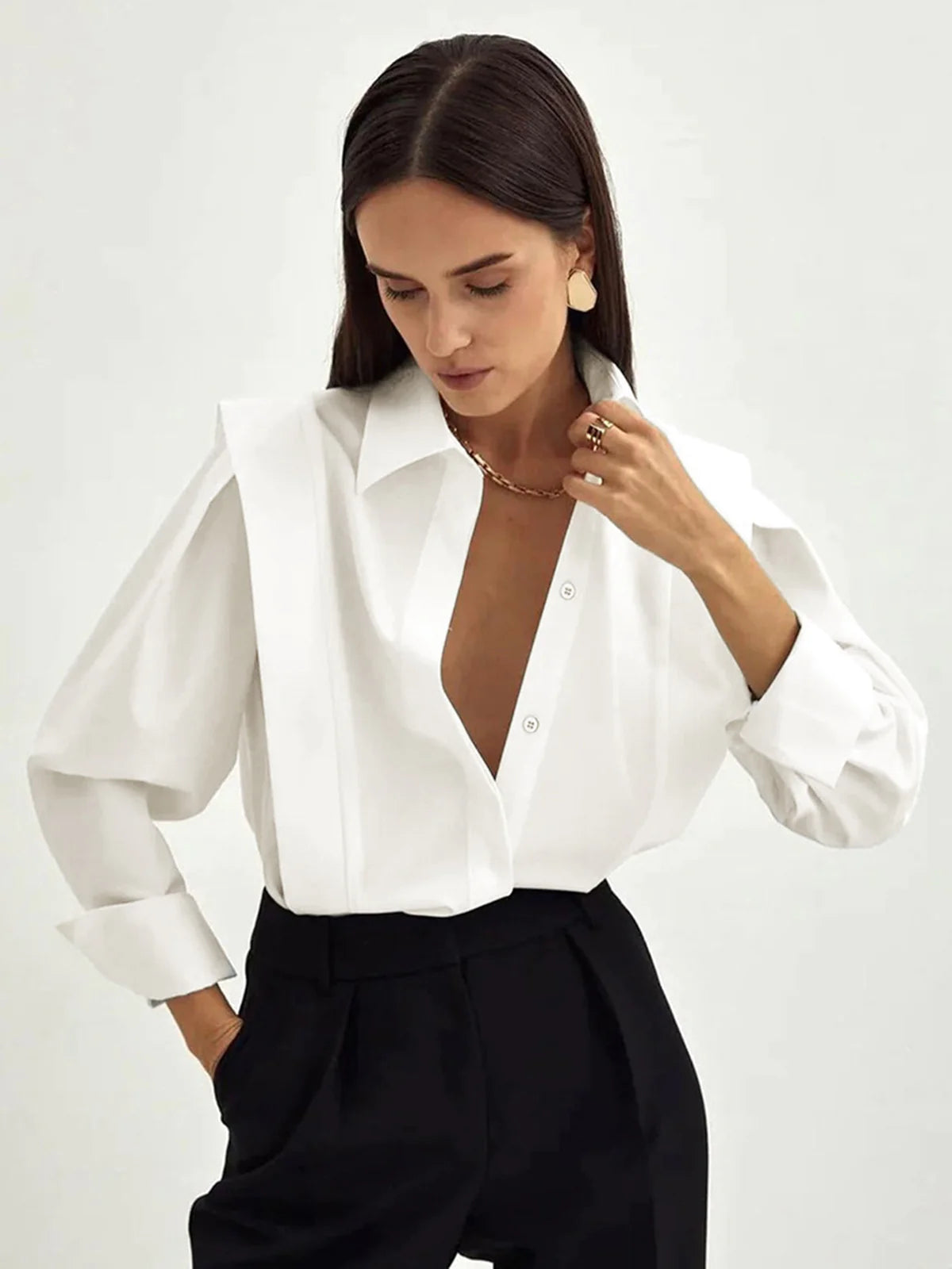 CHEMISE. Overhemd met knoopsluiting