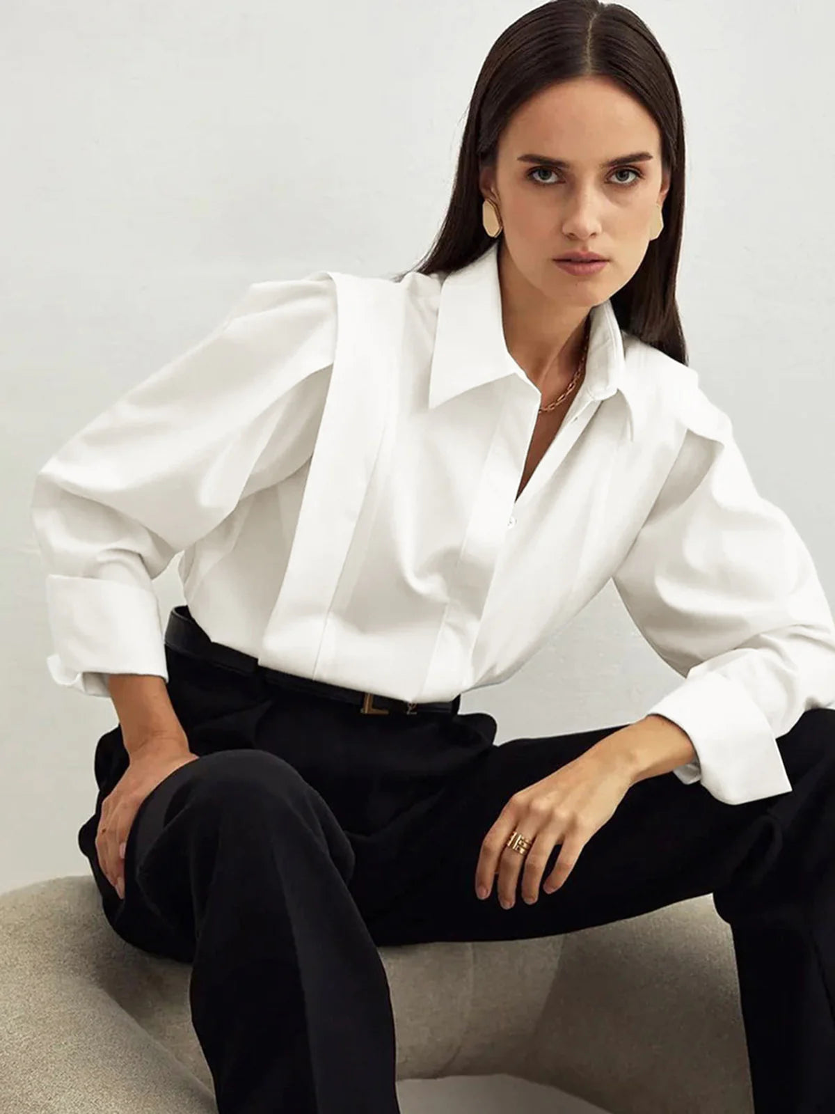 CHEMISE. Overhemd met knoopsluiting