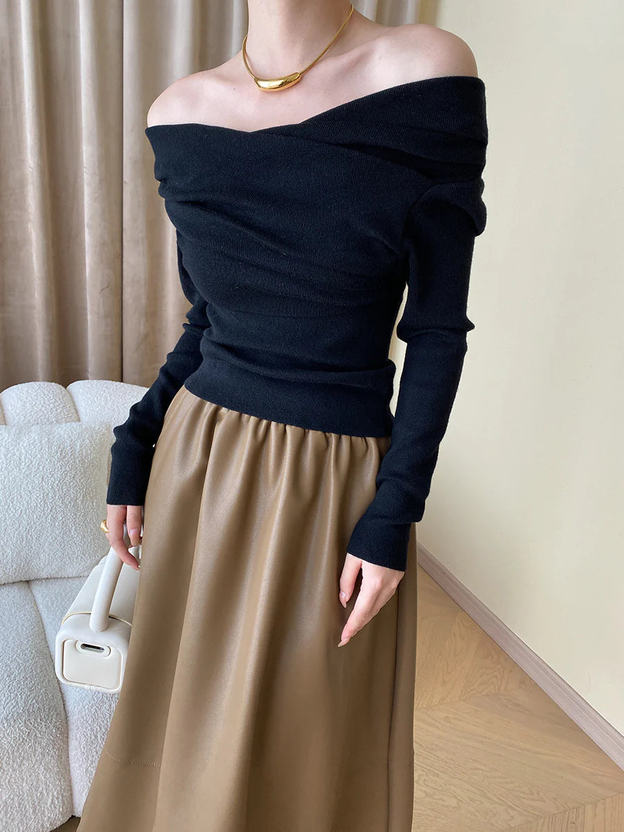 DÉNUDÉ. Off shoulder top