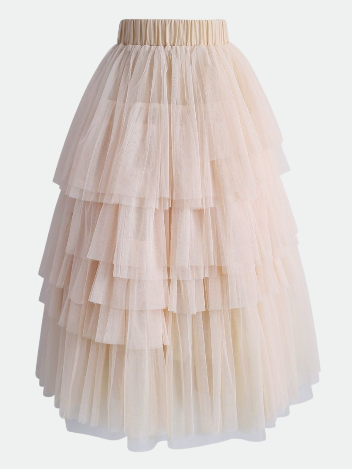 TULLE. Gelaagde Rok van Tule