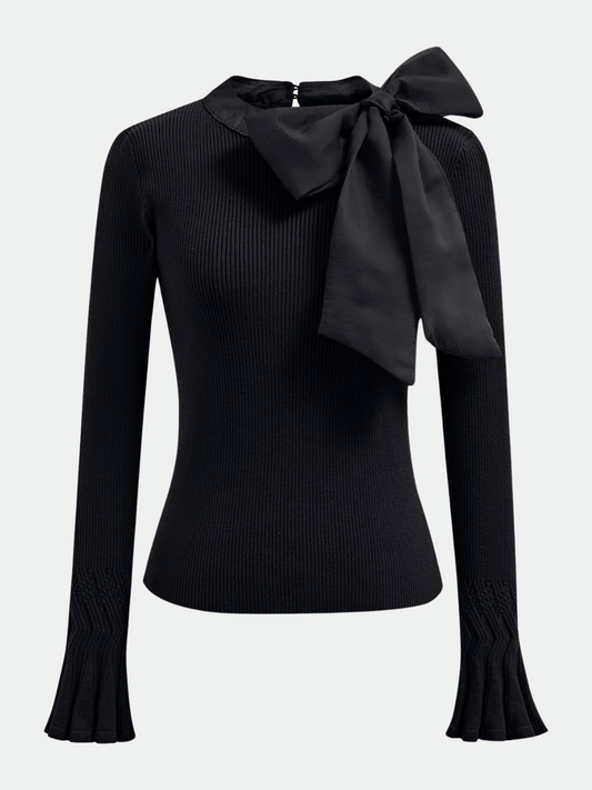 BEAU NOIR. Top met Strik