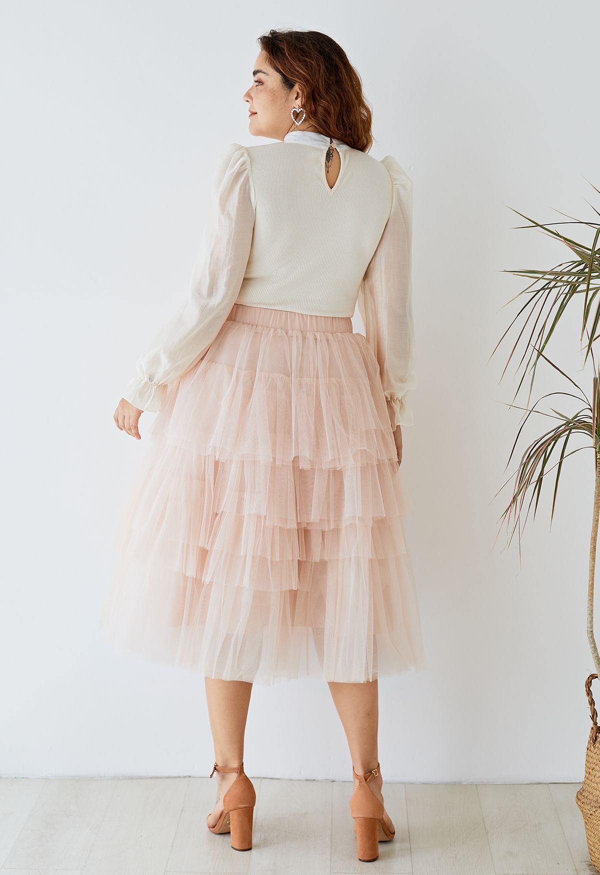 TULLE. Gelaagde Rok van Tule